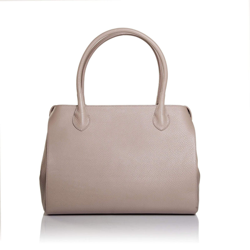 MAGDALEIN TAUPE WITH ZIPPER CLOSURE lolaandlo